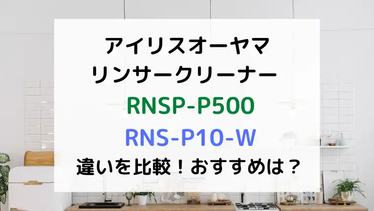 RNSP-P500とRNS-P10-Wの違いを比較！オススメはどっち？